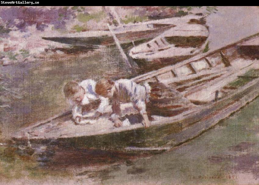 Theodore Robinson Two in a Boat